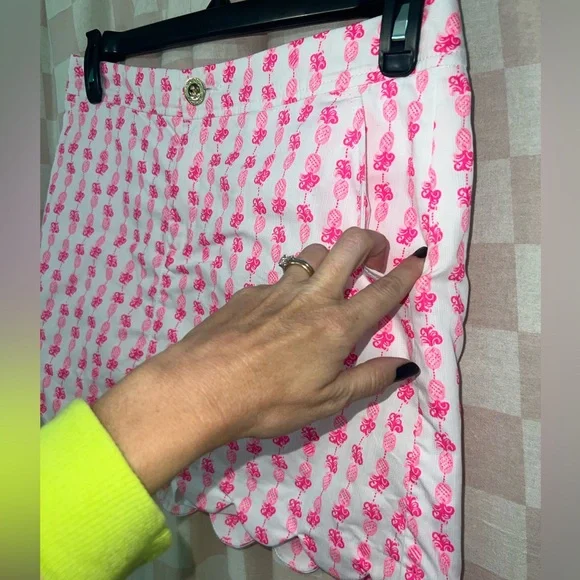 Lilly Pulitzer Colette Skort Pink Topaz Pineapple - Picture 6 of 12